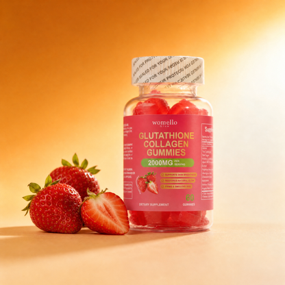 Womello Glow Glutathione Collagen Gummies